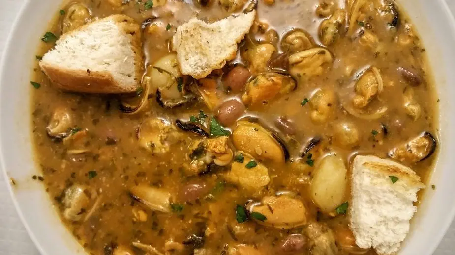 La zuppa di pesce dell'Osteria di Mare alla Voliga a Trieste