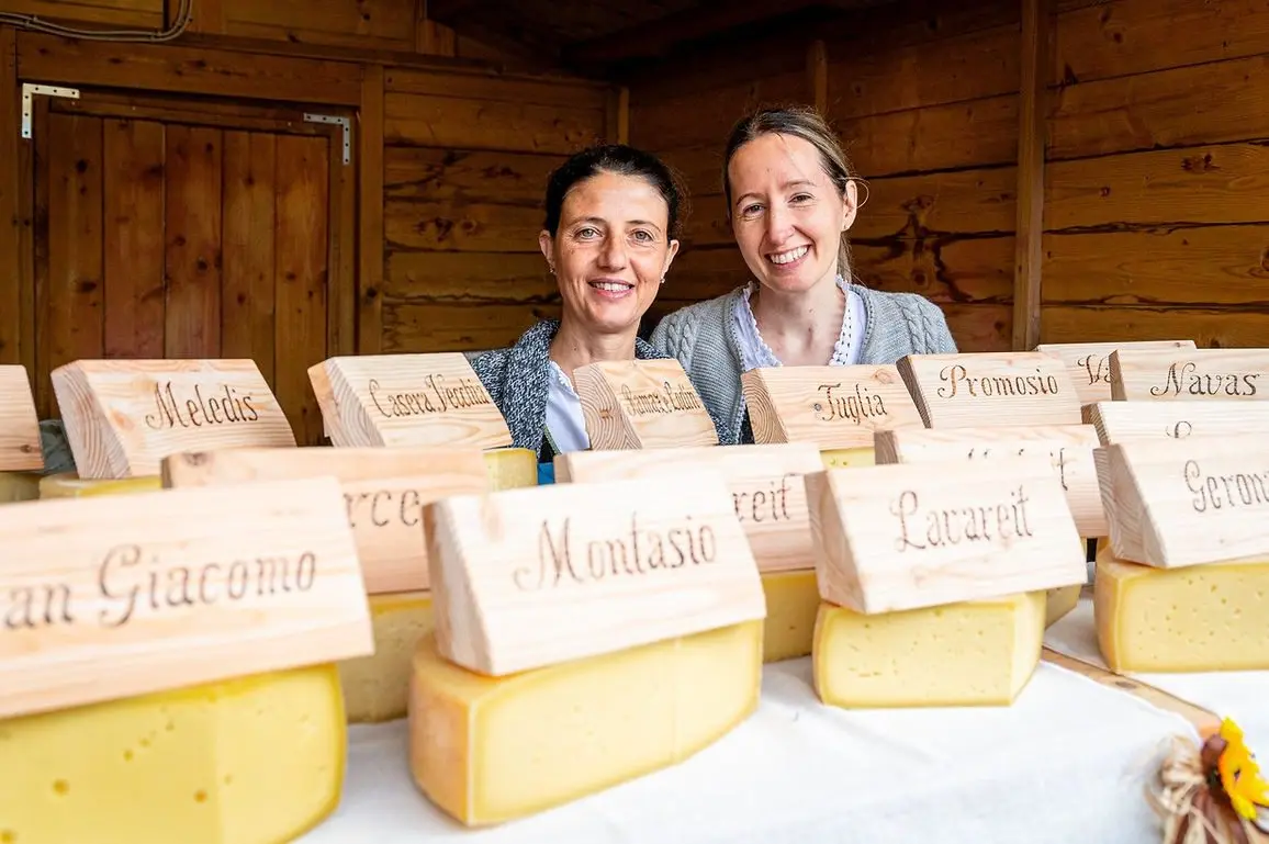 I formaggi di malga hanno sfilato a Formandi