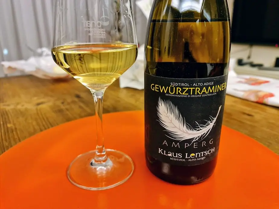 Gewürztraminer “Amperg” di Klaus Lentsch -Buono perchè non troppo aromatico