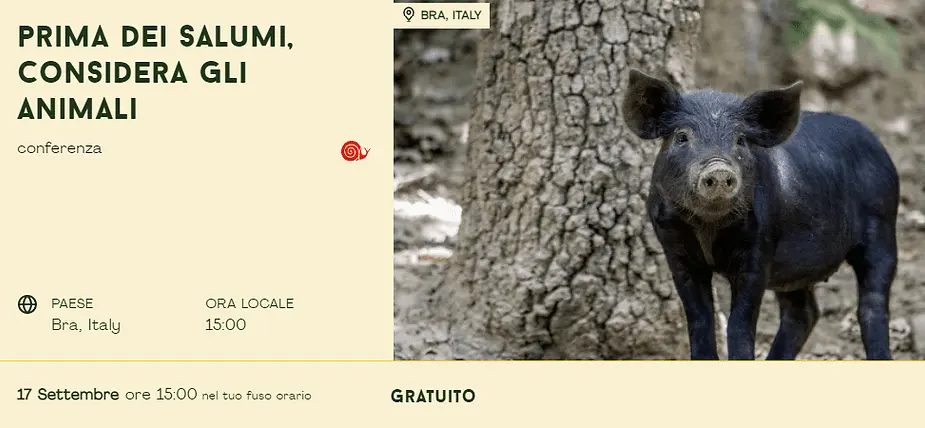 Prima dei salumi, considera gli animali -Conferenza a Cheese 2021