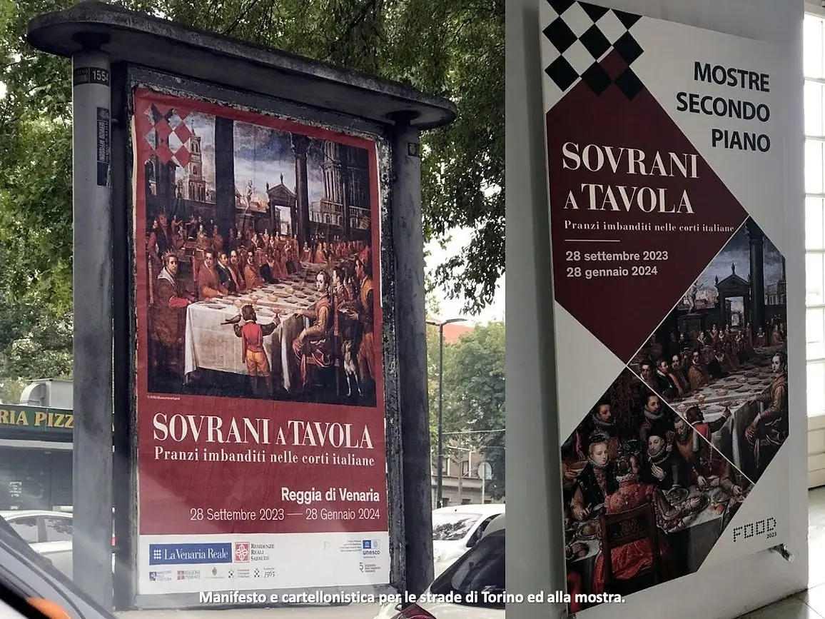 Tavole rinascimentali imbandite di pennuti