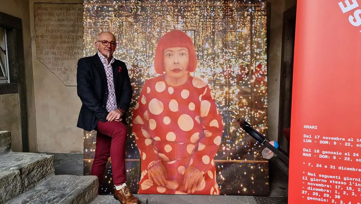 YAYOI KUSAMA a Bergamo e il cibo che ormai non c'è più