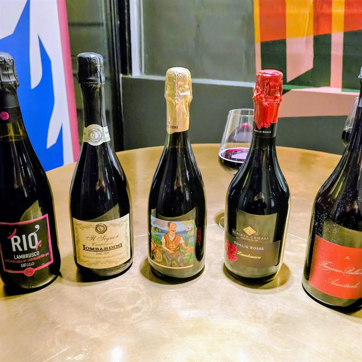 Lambrusco DOC a spicchi nell'archivio del gusto.