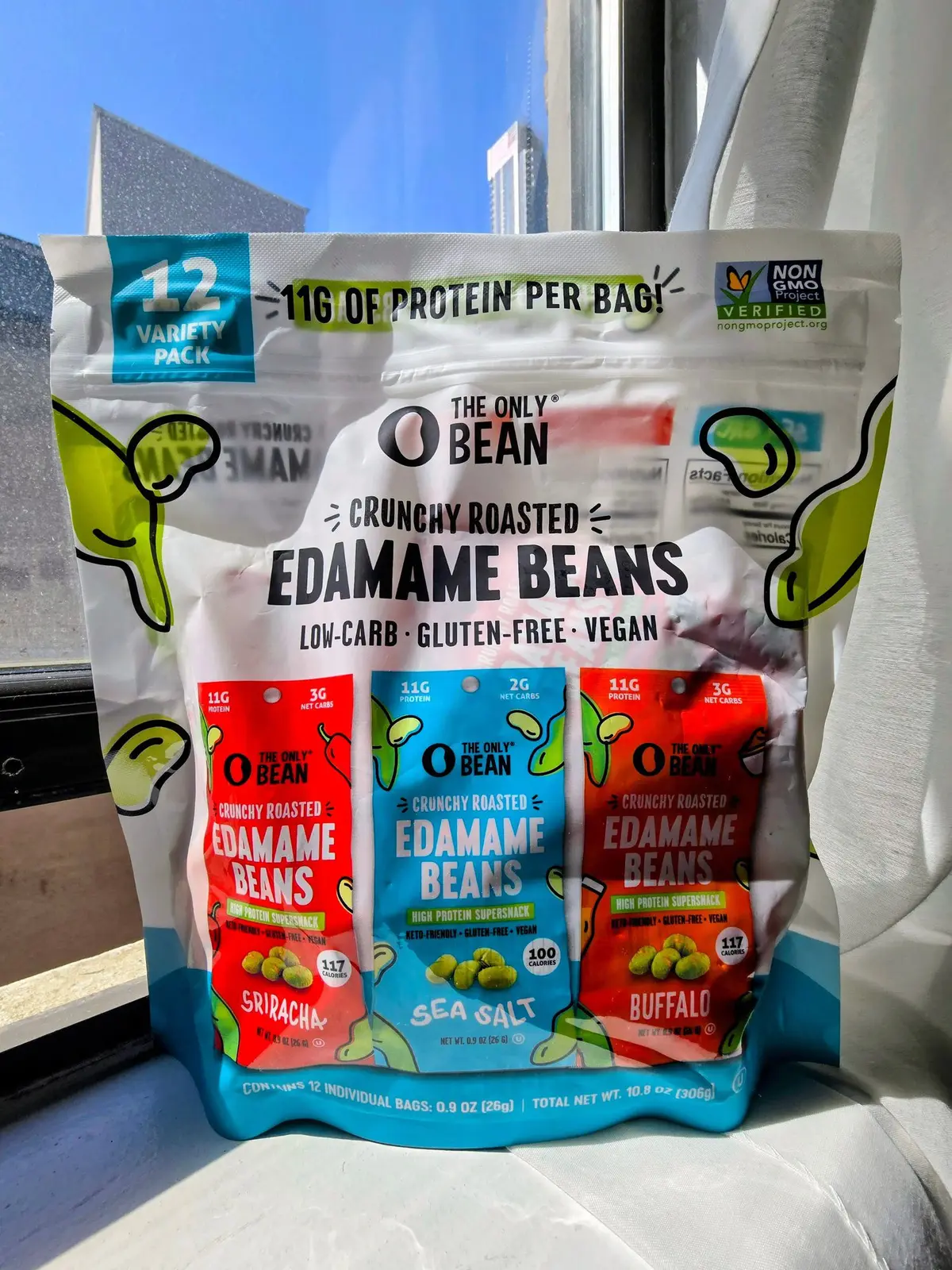 The Only Bean — edamame tostati, tre gusti da 60