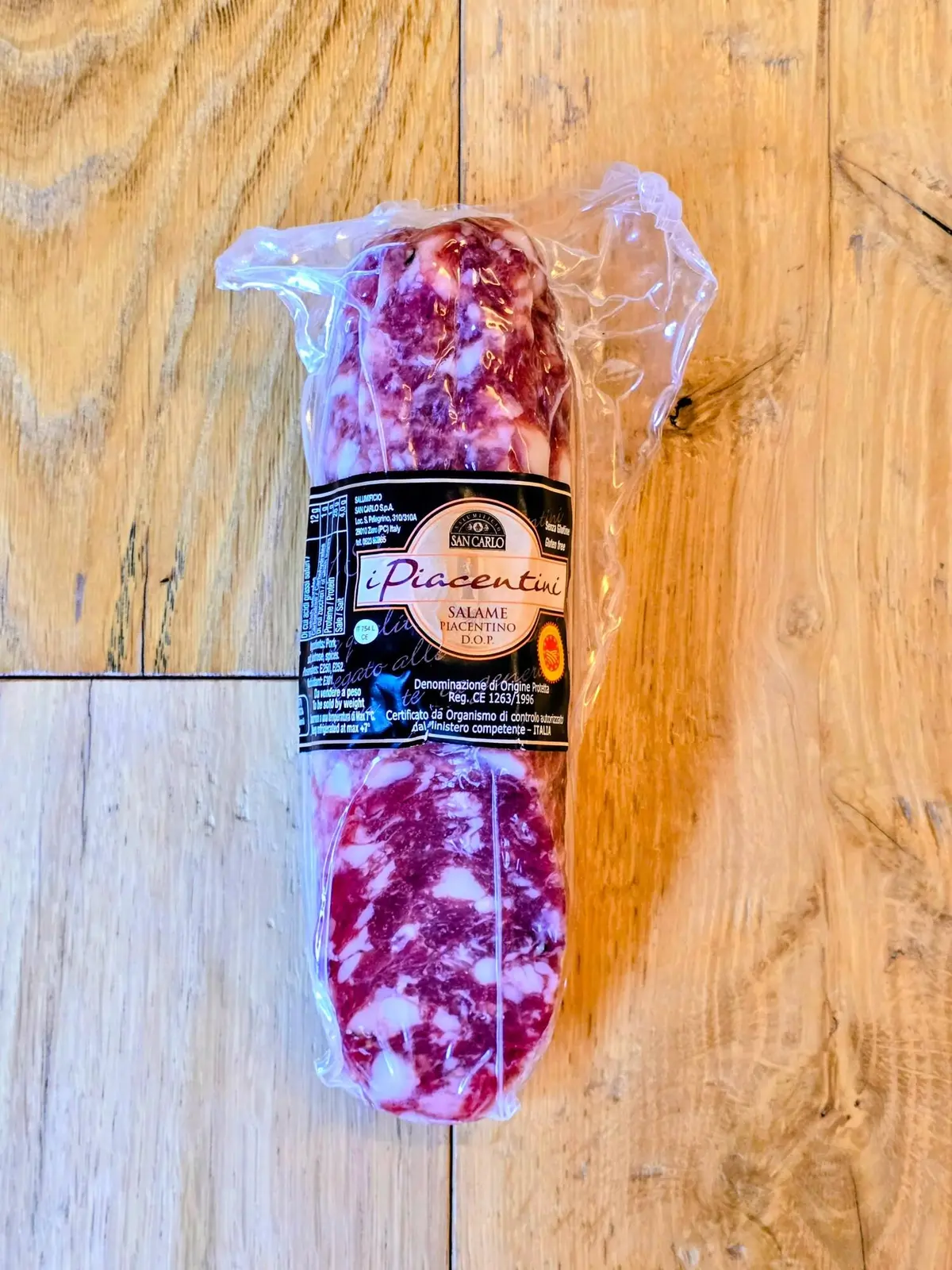 Salame Piacentino DOP: bella presenza, prima fetta deludente