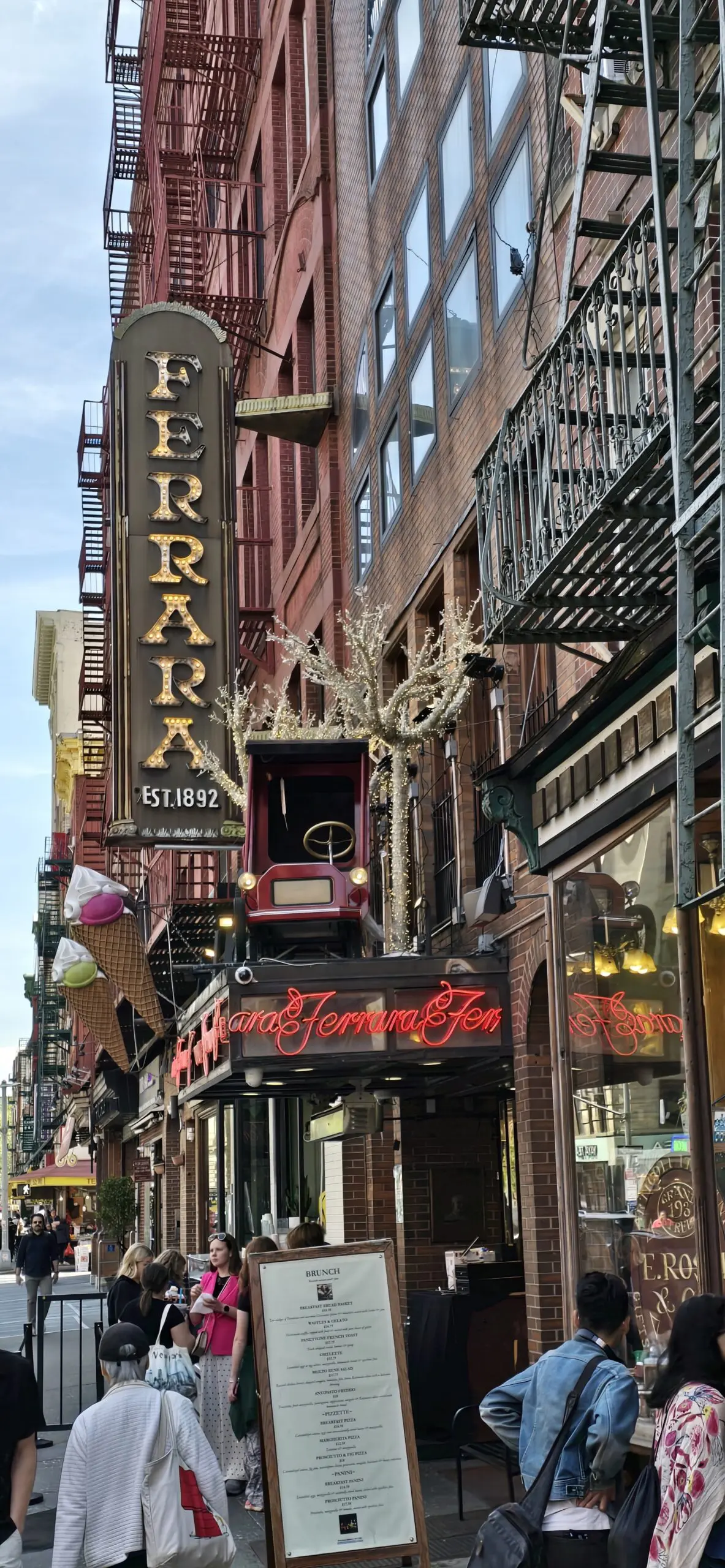 La pasta italiana a Manhattan — idrorepellente