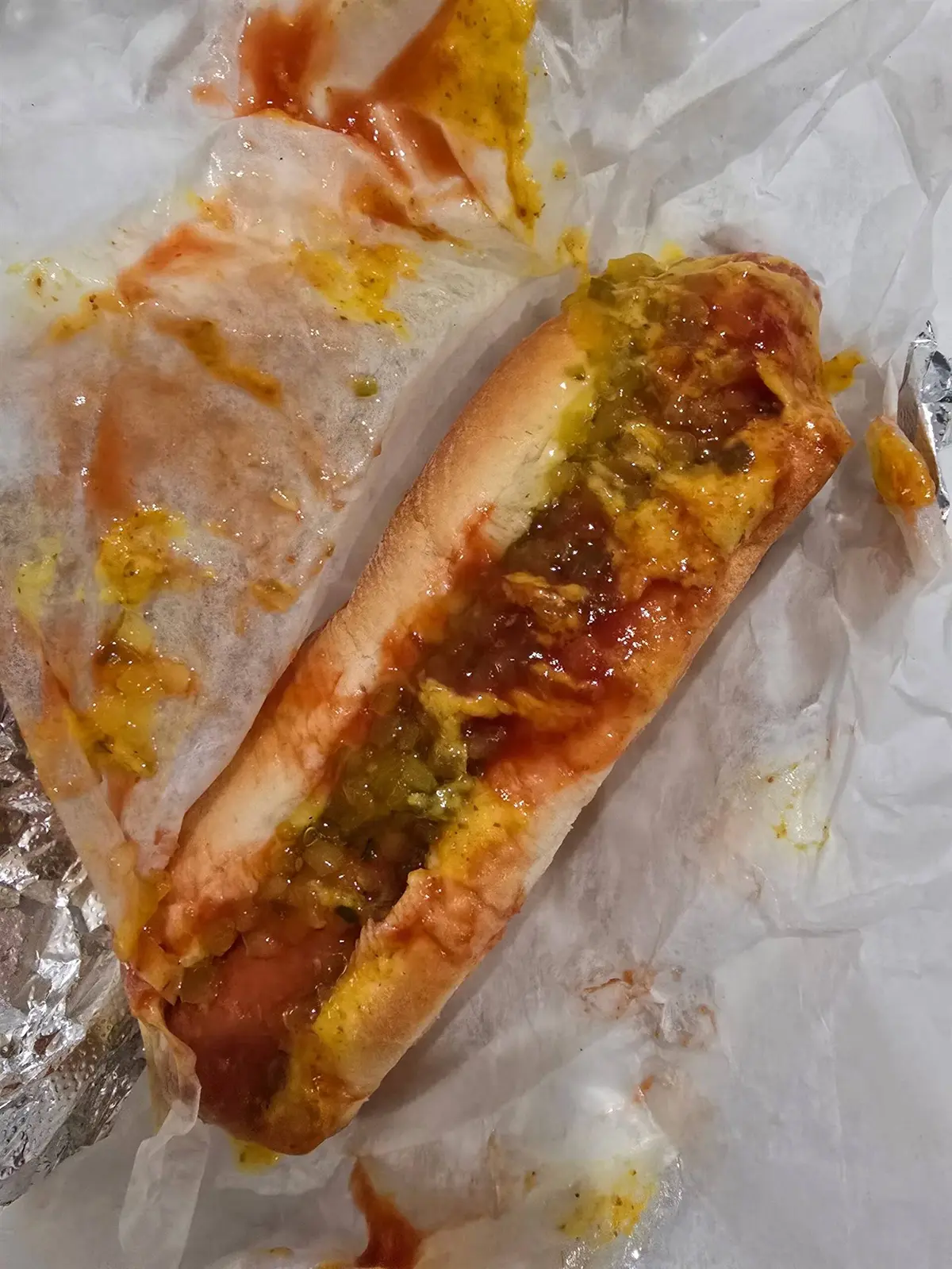 Hot dog — baracchino Nathan's, Empire State Building