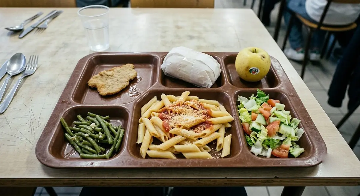 Quanto cibo c'è nel pranzo di vostro figlio