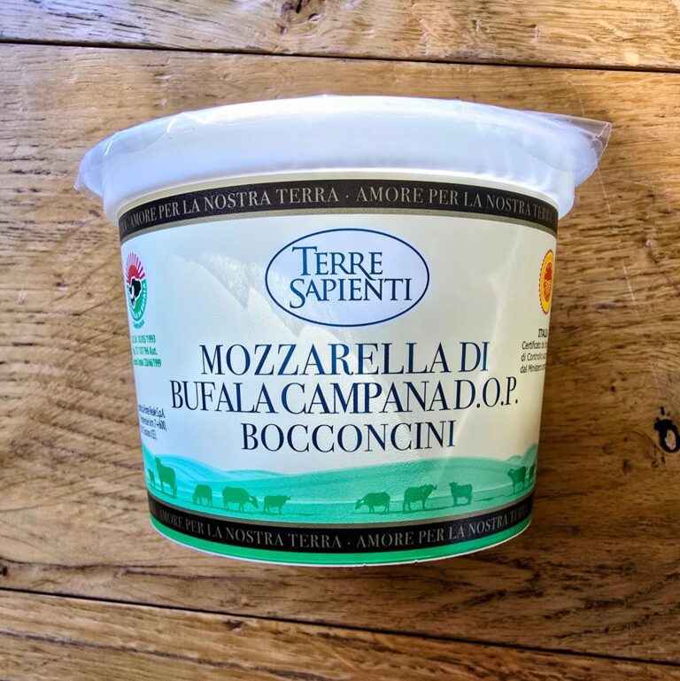 Vaschetta di Mozzarella di Bufala Campana DOP Bocconcini Terre Sapienti