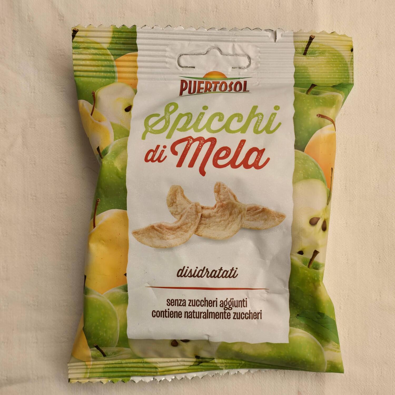 Spicchi di Mela Puertosol: il gas non è un buon biglietto da visita