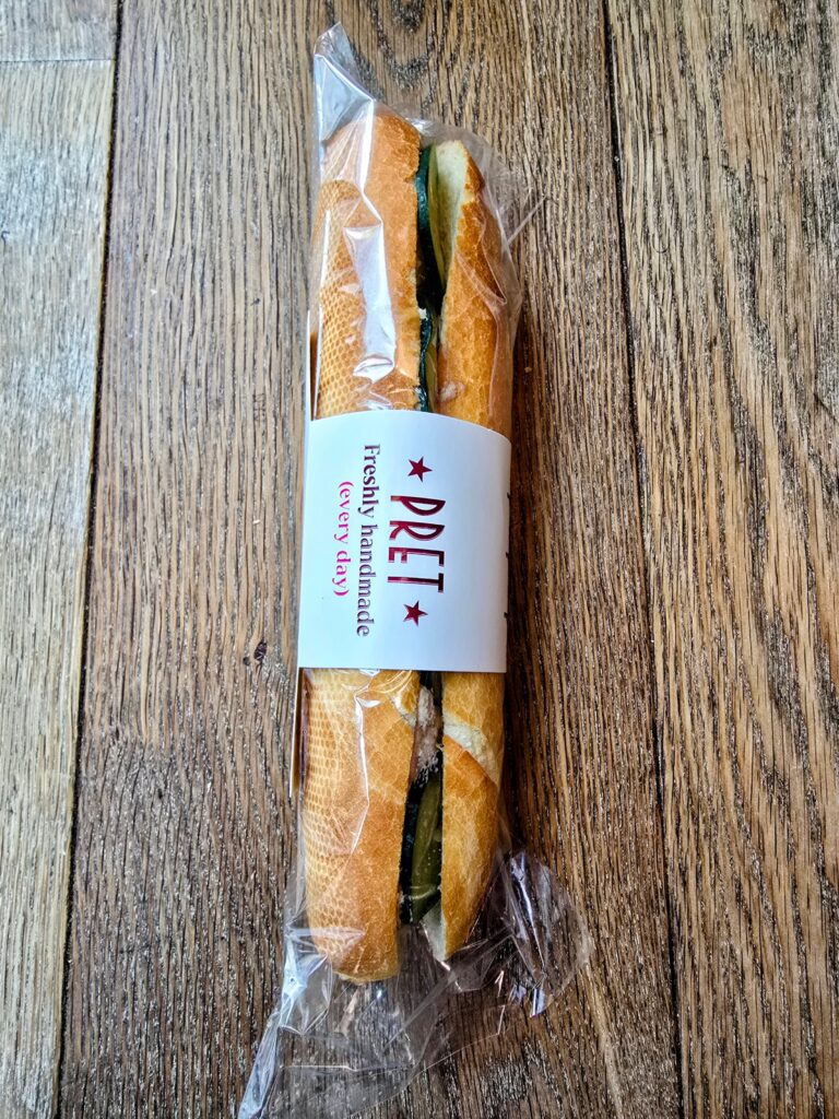 Baguette confezionata Pret A Manger Manhattan