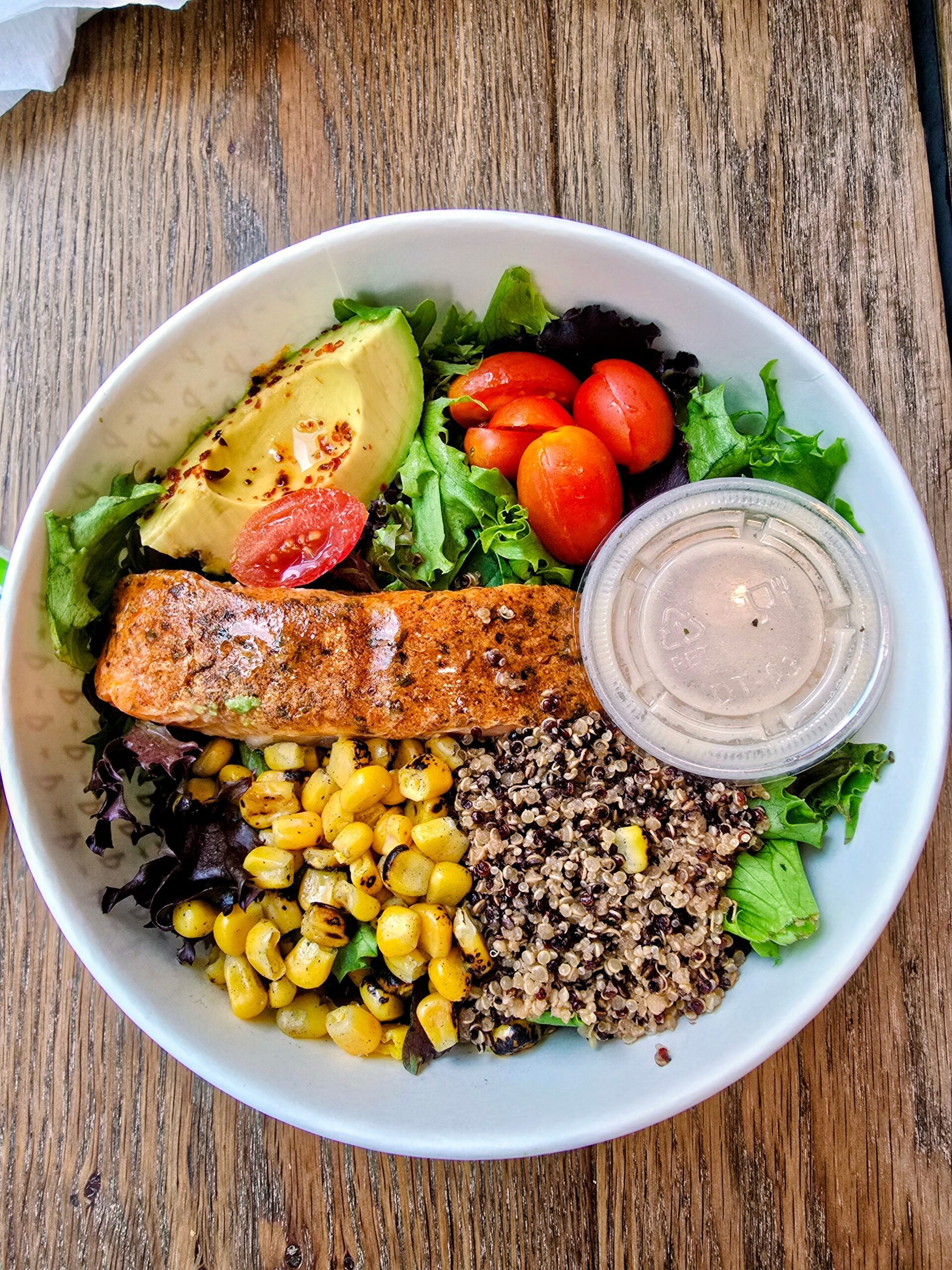 Pret A Manger — salmon bowl, Manhattan