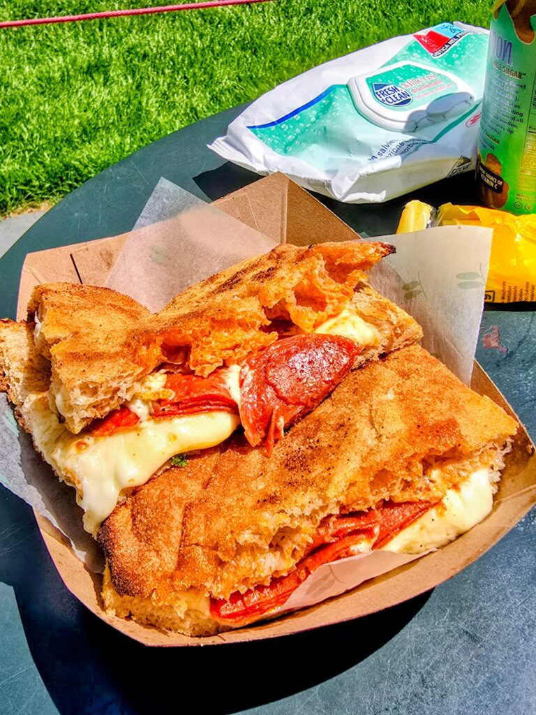 Panino focaccia Casa Toscana Bryant Park Manhattan